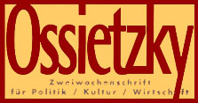 Ossietzky 25/2008