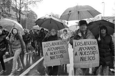 »Wir Großeltern unterstützen unsere Enkel« - 18. August 2011, Santiago de Chile - © Héctor Gonzalez
de Cunco